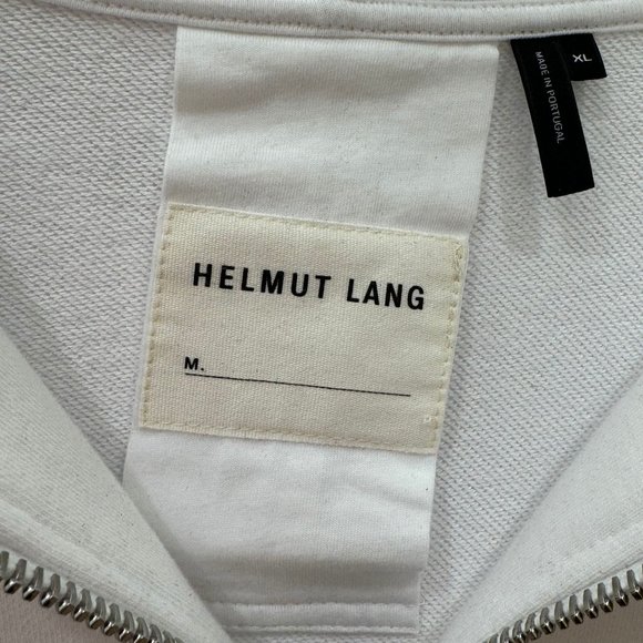 Helmut Lang White Zip Up Jacket - Picture 3 of 4